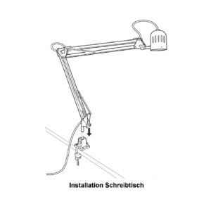 Fotoleuchte Modell KRANICH inkl. LED Tageslichtlampe 15 Watt 1320lm E27 - Keine Versandkosten – Bild 5